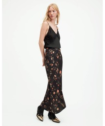 ALLSAINTS（オールセインツ）の「LUISA TANANA FLORAL PRINT MIDI SKIRT | LUISA TANANA フローラル プリント ミディ スカート（スカート）」