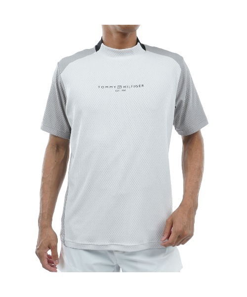 【セール】ﾘﾝｸｽｼﾞｬｶﾞｰﾄﾞ 半袖ﾓｯｸﾈｯｸ（Tシャツ/カットソー）｜TOMMY HILFIGER GOLF（トミー ヒルフィガー ゴルフ）