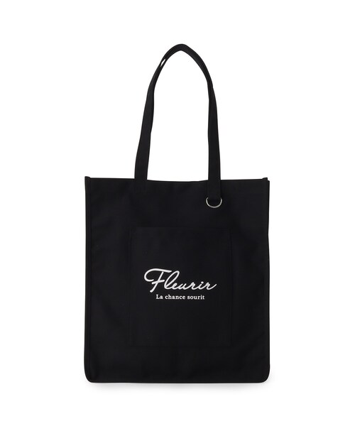 SHOO・LA・RUE（シューラルー）の「◆【推し活にも/A4】うちわの柄まですっぽり入る トートバッグ（トートバッグ・レディース・アイボリー/ブルー/グリーン/ブラック/レッド系1/グレー/ライトパープル/イエロー/ピンク系・00）」の3枚目の写真