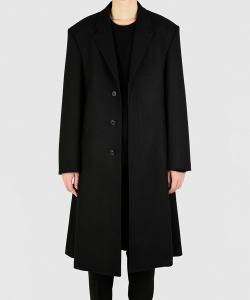 LAD MUSICIAN（ラッドミュージシャン）の「FLARE CHESTER COAT（チェスターコート・メンズ・ブラック・42）」の2枚目の写真