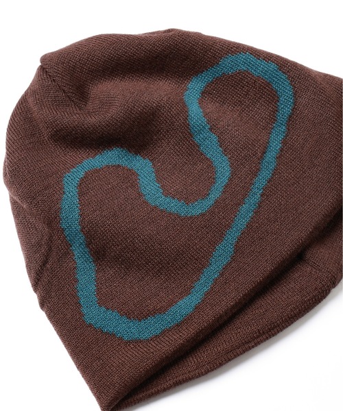 JIEDA(ジエダ)の「J LOGO KNIT CAP(ニットキャップ/ビーニー・メンズ・ブラック/ライトグレー/ブラウン・ONESIZE)」の7枚目の写真