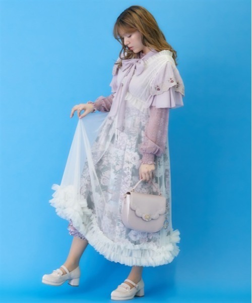 axes femme(アクシーズファム)の「パンテュールスカート(スカート・レディース・ブルー/イエロー/ラベンダー・FREE)」の7枚目の写真