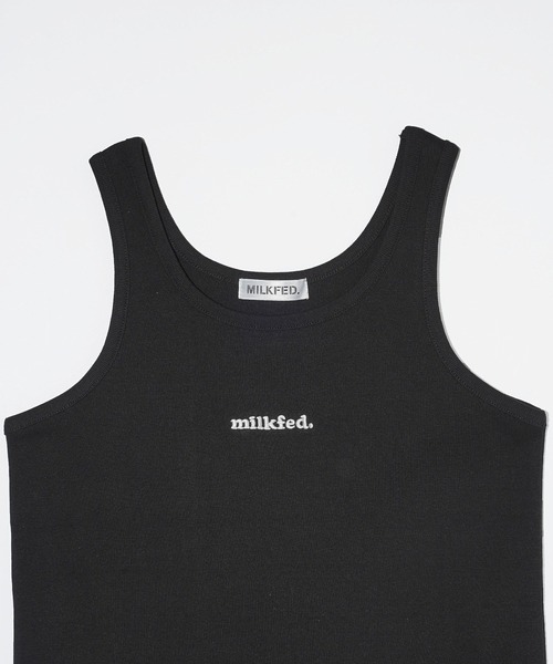 MILKFED.（ミルクフェド）の「MILKFED. TANK TOP（タンクトップ・レディース・ベージュ/ネイビー/ブラック/ホワイト・S/M）」の9枚目の写真