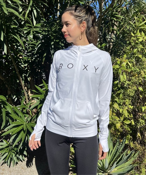 ROXY（ロキシー）の「RASHIE PARKA/ロキシー長袖ジップアップラッシュガード(水着)（ラッシュガード・レディース・ブラック/ホワイト/ブラウン/ネイビー・SMALL/MEDIUM/LARGE）」の5枚目の写真