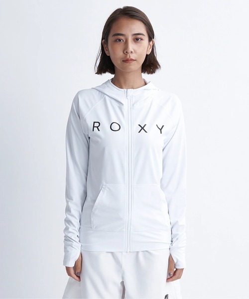 ROXY（ロキシー）の「RASHIE PARKA/ロキシー長袖ジップアップラッシュガード(水着)（ラッシュガード・レディース・ブラック/ホワイト/ブラウン/ネイビー・SMALL/MEDIUM/LARGE）」の7枚目の写真