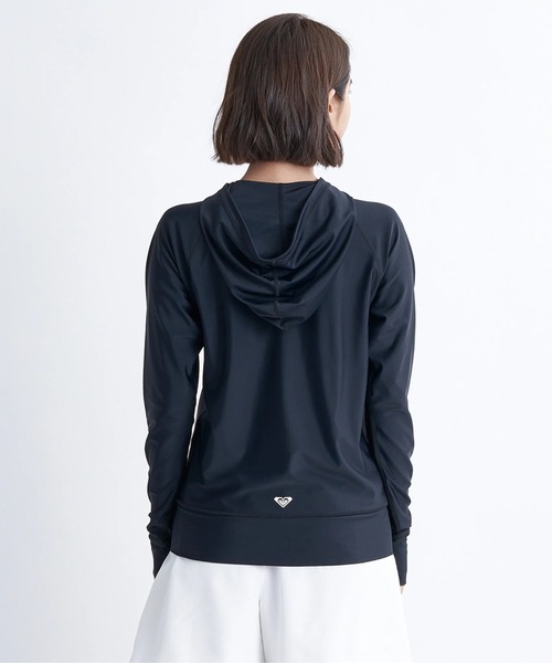 ROXY（ロキシー）の「RASHIE PARKA/ロキシー長袖ジップアップラッシュガード(水着)（ラッシュガード・レディース・ブラック/ホワイト/ブラウン/ネイビー・SMALL/MEDIUM/LARGE）」の14枚目の写真