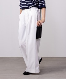 HusHusH ハッシュアッシュ タックワイドパンツ