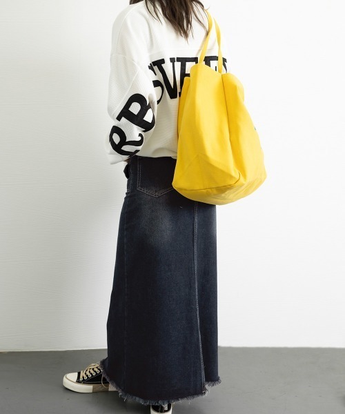 Miniministore（ミニミニストア）の「レトロデニムスカート ハイウエスト 韓国（デニムスカート・レディース・ネイビー・L/S/XL/M）」の5枚目の写真