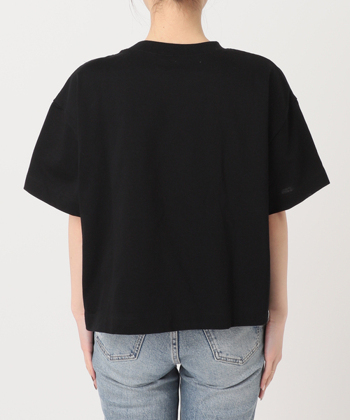 Noble（ノーブル）の「フラワーコサージュTシャツ（Tシャツ/カットソー・レディース・ブラック/ホワイト・FREE）」の14枚目の写真