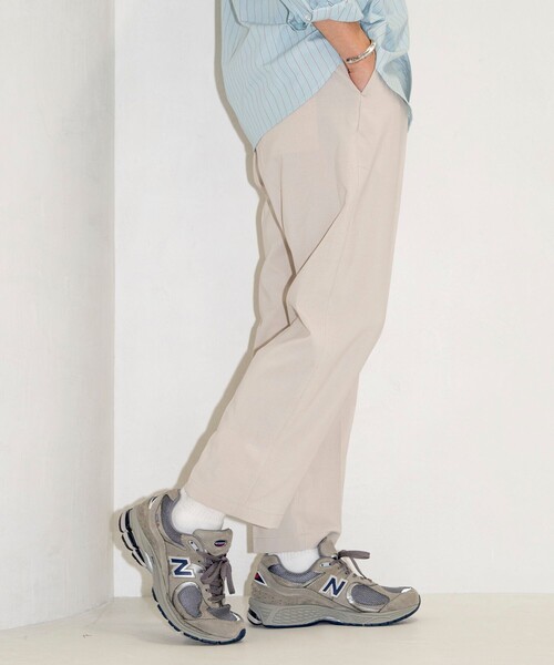 FREAK'S STORE（フリークスストア）の「FREAK’S STORE/フリークスストア Reflax/リフラクス イージー 2タック スラックス/リラックスフィット（スラックス・メンズ・オフホワイト/オリーブ/チャコールグレー/ブラック・LARGE/MEDIUM/SMALL）」の19枚目の写真