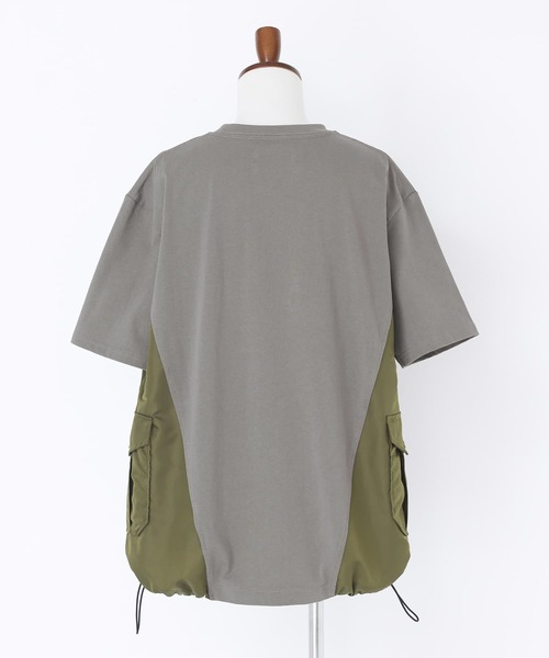 n'OrLABEL（ノアールレーベル）の「『異素材デザインTシャツ』（Tシャツ/カットソー・メンズ・ブラック/チャコール・M/L）」の14枚目の写真