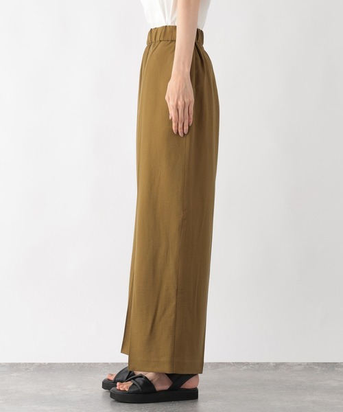 GLOBAL WORK(グローバルワーク)の「リラックススマートワイドパンツ/103698(その他パンツ・レディース・カーキ系6/ダークブラウン/グレイッシュベージュ/スミクロ・L/M)」の22枚目の写真