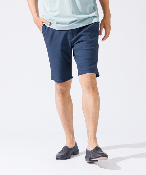 【セットアップ対応】ハイパーストレッチ バーズアイ ショーツ（その他パンツ）｜ABAHOUSE GRAY（アバハウスグレイ）