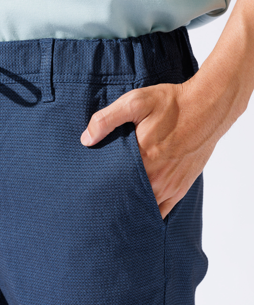 【セットアップ対応】ハイパーストレッチ バーズアイ ショーツ（その他パンツ）｜ABAHOUSE GRAY（アバハウスグレイ）