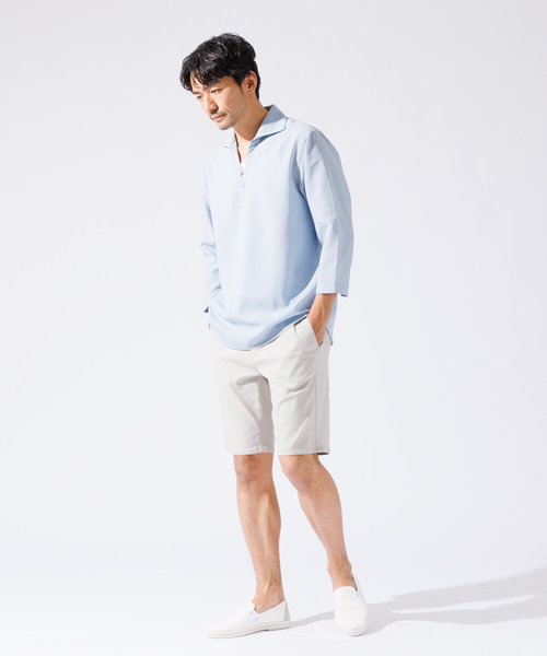 【セットアップ対応】ハイパーストレッチ バーズアイ ショーツ（その他パンツ）｜ABAHOUSE GRAY（アバハウスグレイ）