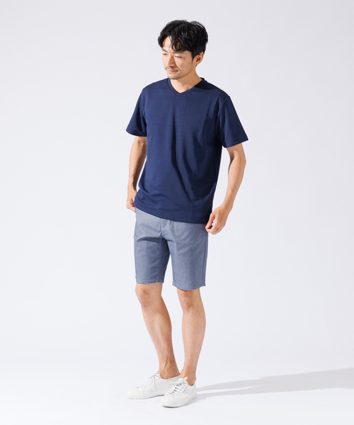 【セットアップ対応】ハイパーストレッチ バーズアイ ショーツ（その他パンツ）｜ABAHOUSE GRAY（アバハウスグレイ）