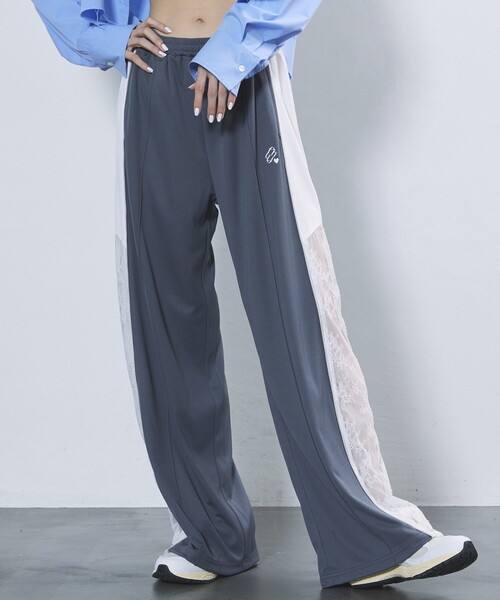 Firsthand(ファーストハンド)の「Firsthand/ファーストハンド レースラインジャージ―パンツ / サイドシアートラックパンツ(その他パンツ・レディース・ブラック/グレー・M/S)」の19枚目の写真