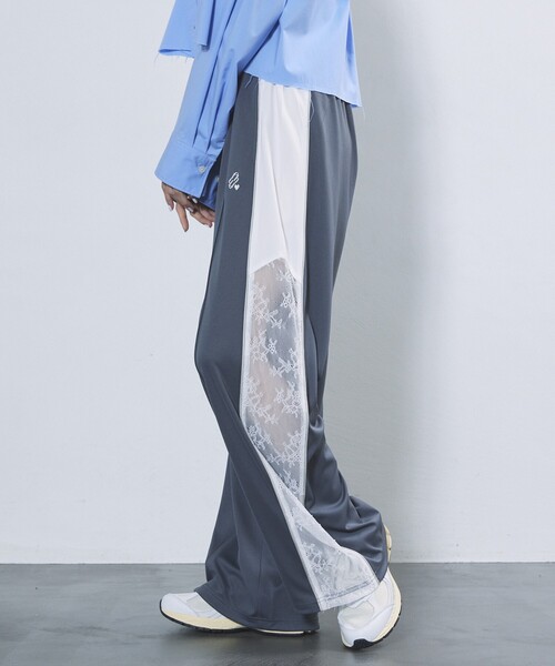 Firsthand(ファーストハンド)の「Firsthand/ファーストハンド レースラインジャージ―パンツ / サイドシアートラックパンツ(その他パンツ・レディース・ブラック/グレー・M/S)」の22枚目の写真