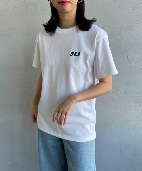The Endless Summer（エンドレスサマー）の「[The Endless Summer/エンドレスサマー] 別注 サーフBUHI サガラ刺繍ロゴバックプリントTシャツ（Tシャツ/カットソー・レディース・グレー/ブラウン/ブラック/ホワイト・S/M/L/XL）」の21枚目の写真