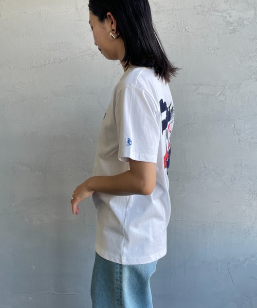 The Endless Summer（エンドレスサマー）の「[The Endless Summer/エンドレスサマー] 別注 サーフBUHI サガラ刺繍ロゴバックプリントTシャツ（Tシャツ/カットソー・レディース・グレー/ブラウン/ブラック/ホワイト・S/M/L/XL）」の22枚目の写真