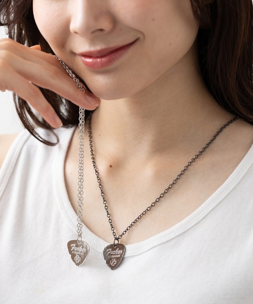 【ヘアピン・ネックレス】Man 韓国ソウル POPUP2点セット ペアネックレス 韓国製（ネックレス）｜ABBEY MARKET（アビー