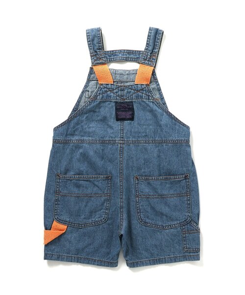 BREEZE(ブリーズ)の「ショートサロペット(サロペット/オーバーオール・キッズ・インディゴブルー/グリーン・120/110/100/90/80)」の9枚目の写真