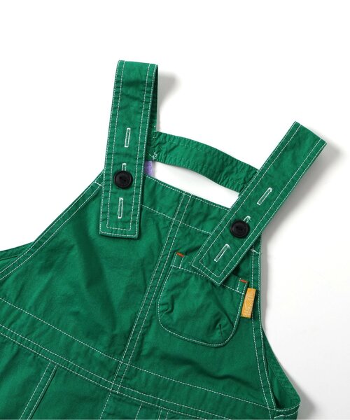 BREEZE(ブリーズ)の「ショートサロペット(サロペット/オーバーオール・キッズ・インディゴブルー/グリーン・120/110/100/90/80)」の7枚目の写真