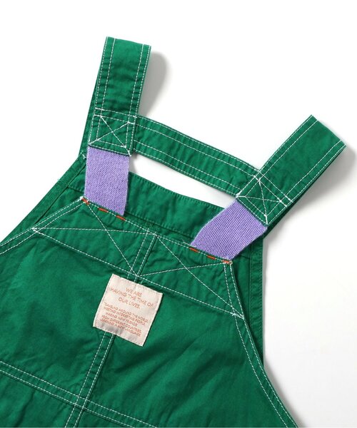 BREEZE(ブリーズ)の「ショートサロペット(サロペット/オーバーオール・キッズ・インディゴブルー/グリーン・120/110/100/90/80)」の5枚目の写真