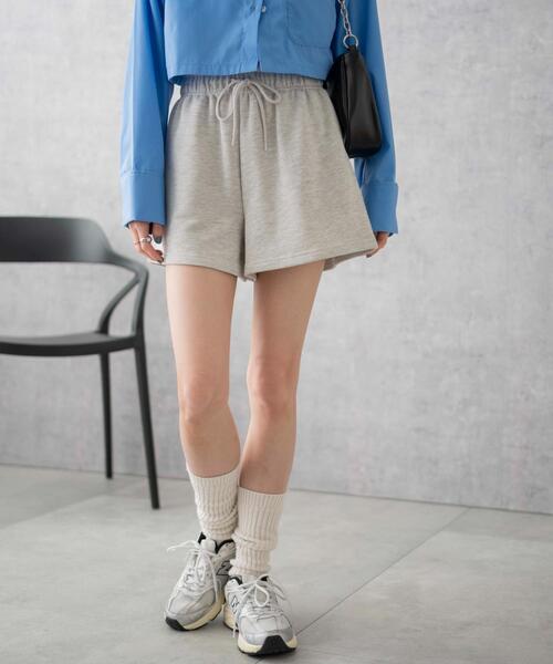 WEGO（ウィゴー）の「WEGO/スウェットイージーショートパンツ（スウェットパンツ・レディース・ブラック系その他/ブラック/杢グレー・FREE）」の18枚目の写真