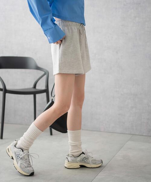 WEGO（ウィゴー）の「WEGO/スウェットイージーショートパンツ（スウェットパンツ・レディース・ブラック系その他/ブラック/杢グレー・FREE）」の20枚目の写真