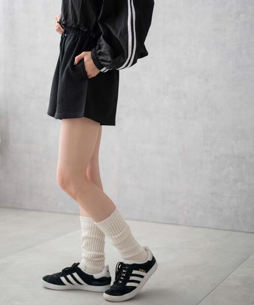 WEGO（ウィゴー）の「WEGO/スウェットイージーショートパンツ（スウェットパンツ・レディース・ブラック系その他/ブラック/杢グレー・FREE）」の11枚目の写真