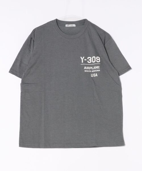 STYLEBLOCK（スタイルブロック）の「半袖プリントTシャツ(Y309)（Tシャツ/カットソー・メンズ・ネイビー/ワイン/チャコール・L/M/LL）」の4枚目の写真