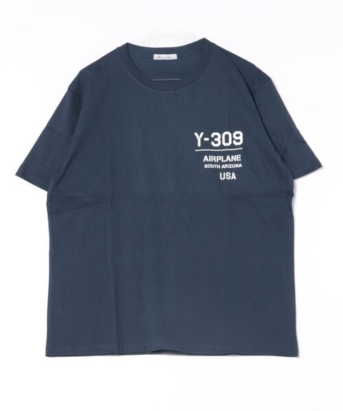 STYLEBLOCK（スタイルブロック）の「半袖プリントTシャツ(Y309)（Tシャツ/カットソー・メンズ・ネイビー/ワイン/チャコール・L/M/LL）」の5枚目の写真