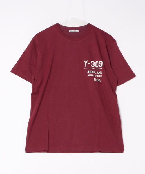 STYLEBLOCK（スタイルブロック）の「半袖プリントTシャツ(Y309)（Tシャツ/カットソー・メンズ・ネイビー/ワイン/チャコール・L/M/LL）」の6枚目の写真