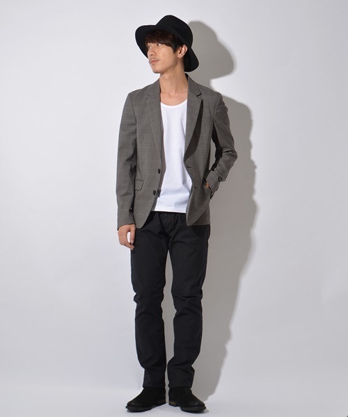 SHIPS JET BLUE（シップスジェットブルー）の「SHIPS JET BLUE(シップス ジェットブルー): バックサテン カラースキニーパンツ■（その他パンツ・メンズ・ネイビー/ブラック/カーキ/オリーブ/ナチュラル・MEDIUM/SMALL/LARGE）」の17枚目の写真