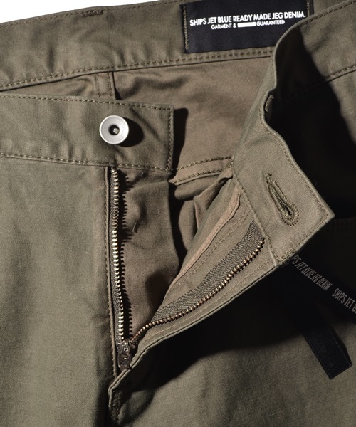 SHIPS JET BLUE（シップスジェットブルー）の「SHIPS JET BLUE(シップス ジェットブルー): バックサテン カラースキニーパンツ■（その他パンツ・メンズ・ネイビー/ブラック/カーキ/オリーブ/ナチュラル・MEDIUM/SMALL/LARGE）」の11枚目の写真