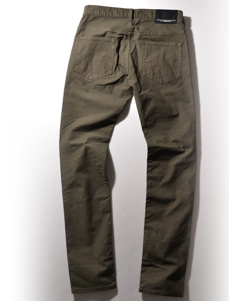 SHIPS JET BLUE（シップスジェットブルー）の「SHIPS JET BLUE(シップス ジェットブルー): バックサテン カラースキニーパンツ■（その他パンツ・メンズ・ネイビー/ブラック/カーキ/オリーブ/ナチュラル・MEDIUM/SMALL/LARGE）」の6枚目の写真