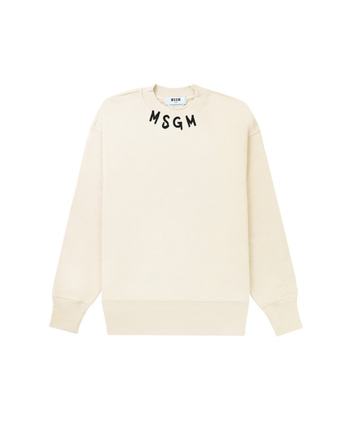 MSGM NEWブラッシュストロークロゴスウェット