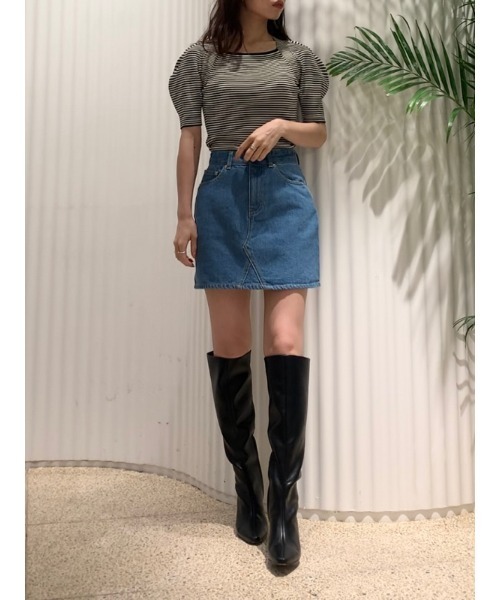 セール/ブランド古着】デニムミニスカート（デニムスカート）｜SNIDEL  