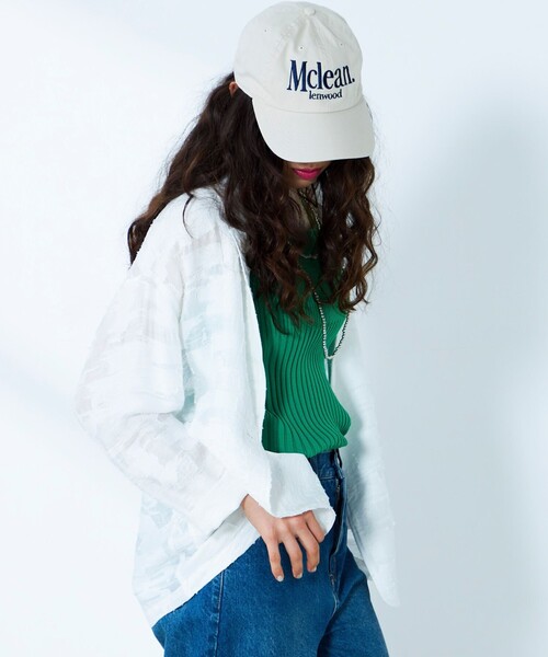 fredy emue(フレディエミュ)の「バッククロスカップ付きニットキャミ(キャミソール・レディース・アイボリー/ブラック/グリーン/キャメル・38)」の6枚目の写真