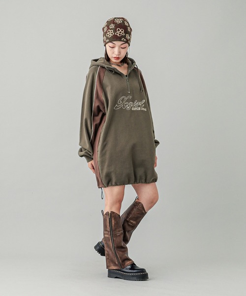 X-girl（エックスガール）の「FAUX LEATHER LEG WARMER（レッグウォーマー・レディース・ブラック/ブラウン・ONE SIZE）」の17枚目の写真