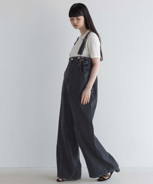 yuw(ユウ)の「マルチウェイデニムパンツ2 132228(デニムパンツ・レディース・チャコールグレー・MEDIUM/LARGE)」の12枚目の写真