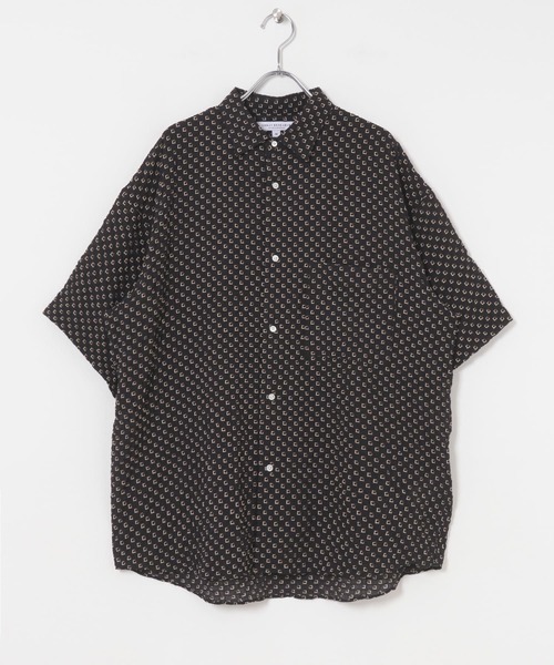 URBAN RESEARCH（アーバンリサーチ）の「ドビーチェックサッカーショートスリーブシャツ（シャツ/ブラウス・メンズ・ブラック/ネイビー・MEDIUM/LARGE）」の18枚目の写真