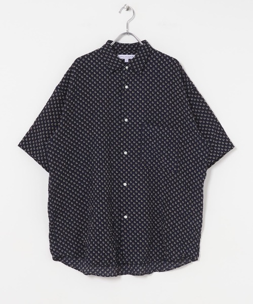 URBAN RESEARCH（アーバンリサーチ）の「ドビーチェックサッカーショートスリーブシャツ（シャツ/ブラウス・メンズ・ブラック/ネイビー・MEDIUM/LARGE）」の19枚目の写真