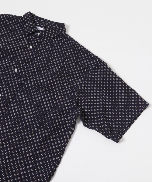 URBAN RESEARCH（アーバンリサーチ）の「ドビーチェックサッカーショートスリーブシャツ（シャツ/ブラウス・メンズ・ブラック/ネイビー・MEDIUM/LARGE）」の20枚目の写真