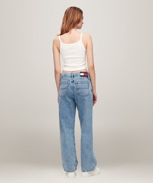 TOMMY HILFIGER(トミーヒルフィガー)の「【NET ViVi掲載】クロップドバーシティタンクトップ(タンクトップ・レディース・ホワイト/ネイビー・SMALL/X-SMALL)」の5枚目の写真