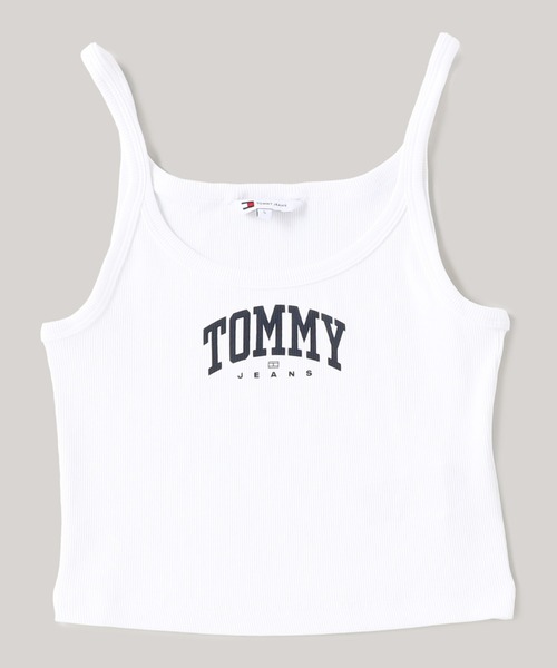TOMMY HILFIGER(トミーヒルフィガー)の「【NET ViVi掲載】クロップドバーシティタンクトップ(タンクトップ・レディース・ホワイト/ネイビー・SMALL/X-SMALL)」の8枚目の写真