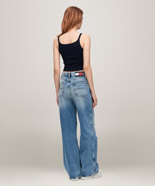 TOMMY HILFIGER(トミーヒルフィガー)の「【NET ViVi掲載】クロップドバーシティタンクトップ(タンクトップ・レディース・ホワイト/ネイビー・SMALL/X-SMALL)」の10枚目の写真
