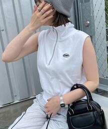 ハーフジップ」に該当するレディースのタンクトップファッション通販