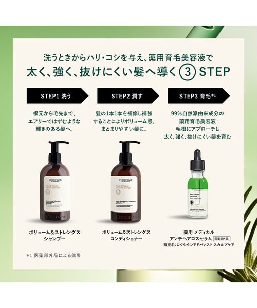 L'OCCITANE（ロクシタン）の「薬用 メディカル アンチヘアロスセラム